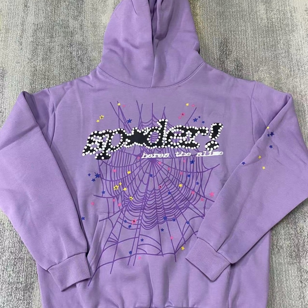 Women's Purple Graphic Hoodie - SMALL